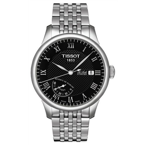 Tissot Le Locle Power Reserve 39.3 Stainless Steel / Black / Bracelet
